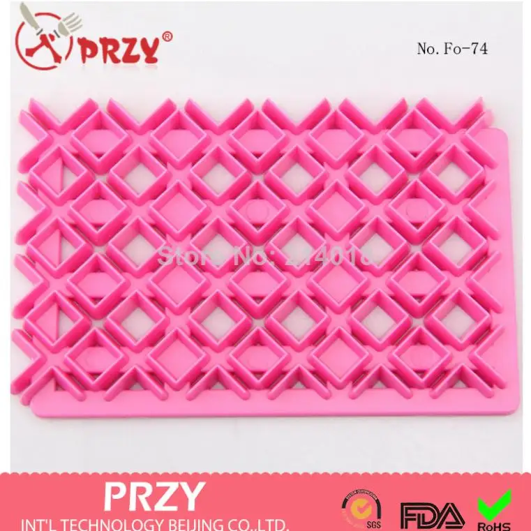 Fondant Cake Decorating Embossing tool Embosser Cutter Tool Small four