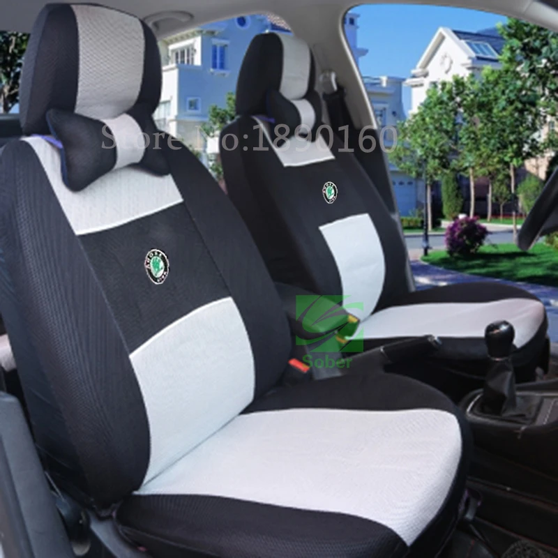 Universal car seat covers for Skoda Octavia RS Fabia Superb Rapid Yeti