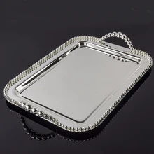 Фруктовая тарелка, дневная кружка для чая, поддон, десерт с серебряным покрытием, модная сковорода для торта на день рождения, форма для кекса, десертная тарелка