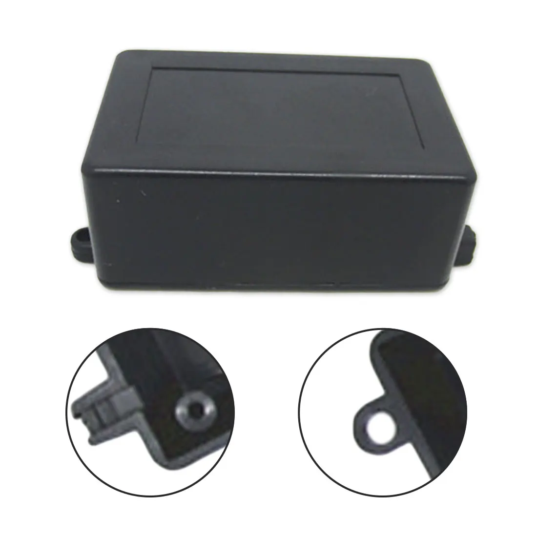 

1pcs Waterproof Plastic Electronic Enclosure Project Box Black Instrument Case 70*45*30MM Connector Enclosure Project Box