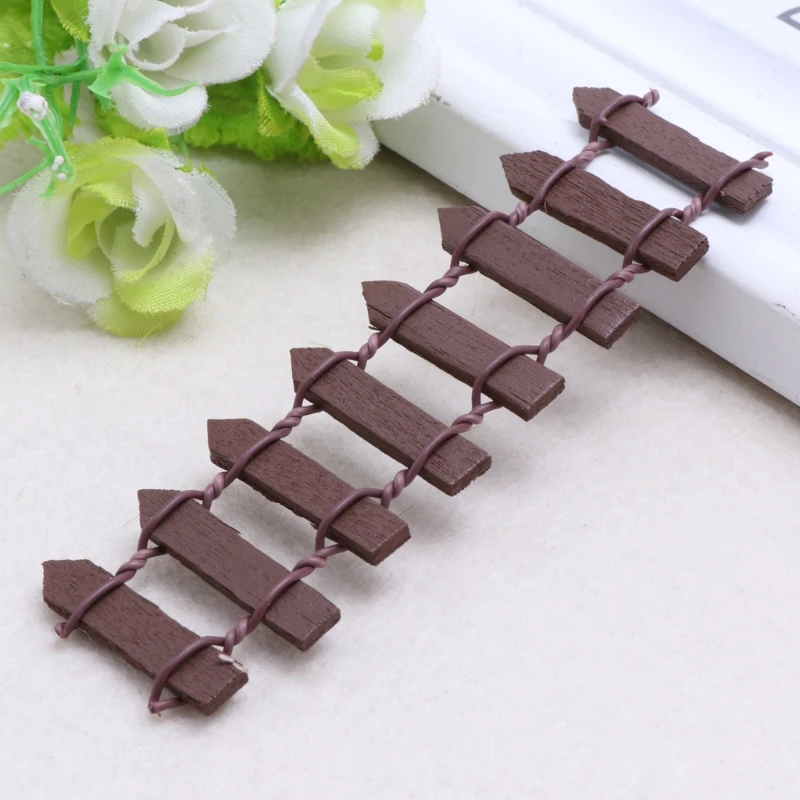 Wood Fence Miniature Fairy Garden Landscape Terrarium Figurine Bonsai DIY Craft Wood Fence Miniature Fairy Garden Landscape Terrarium Figurine Bonsai DIY Craft