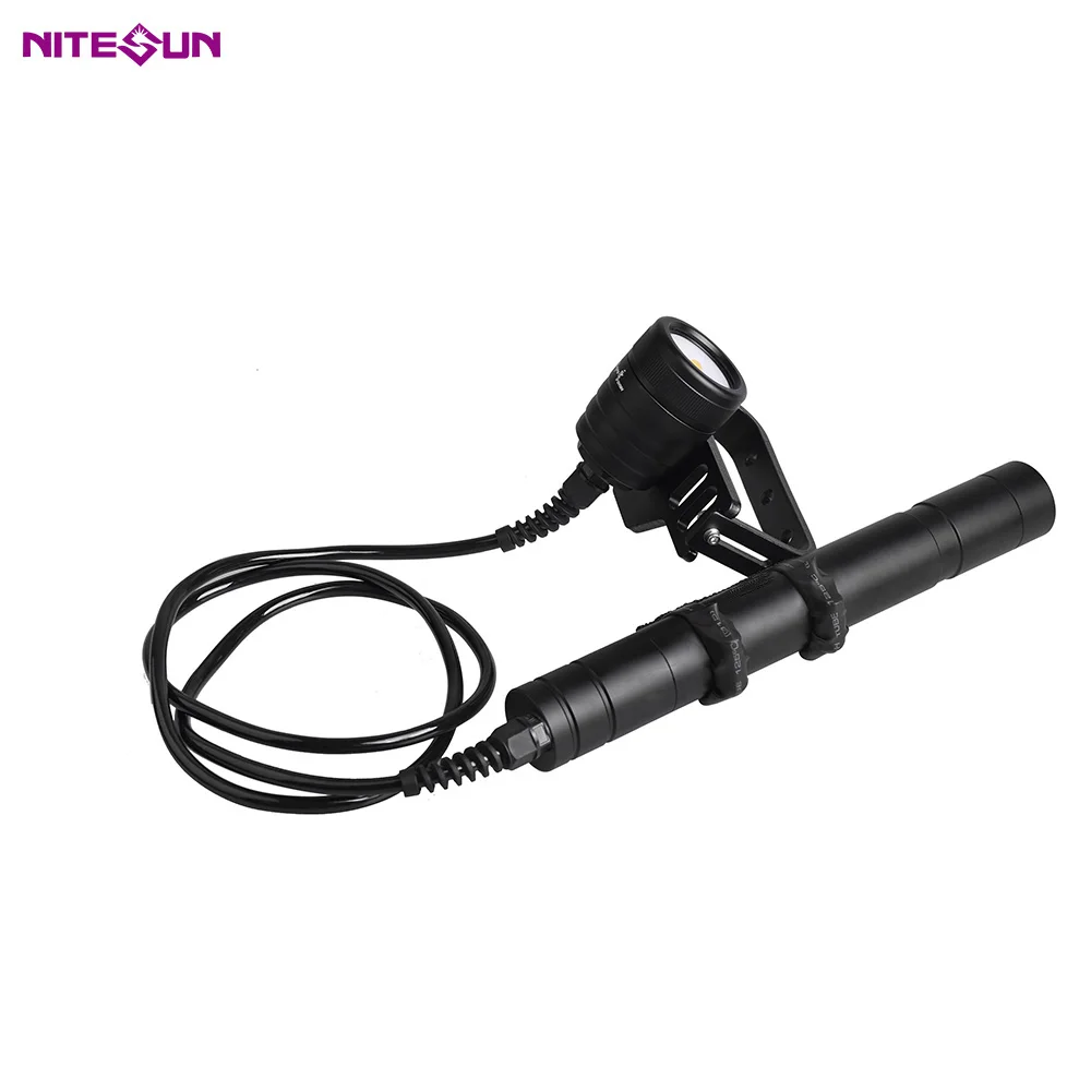 Фотовспышка для дайвинга NITESUN DIV09V CREE XM L2(U4) 6500K макс. 150 лм подводный фонарь метров с