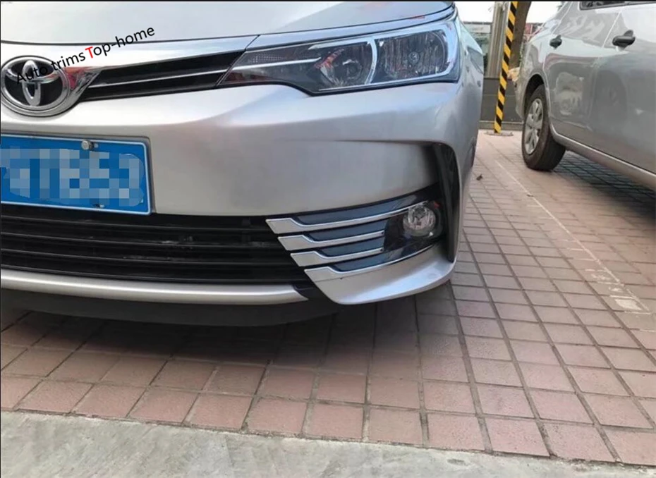 Yimaautotrims Хромированная передняя решетка для лица гриля головка Противотуманные