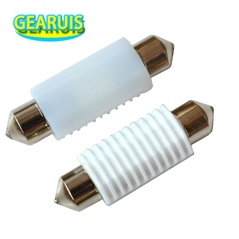 2 pces ceramica 0,19a canbus festao levou 31mm 36mm 39mm 41mm 3030 smd nenhum erro luz lampada