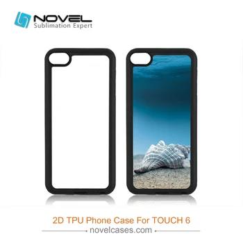 

China high quality Printable 2d sublimation tpu phone case for iPod Touch 6