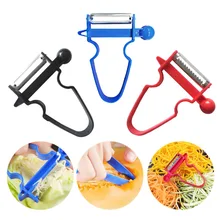 

3/Pcs Set Slicer Shredder Peeler Cutter Multi Peelers Zesters Stainless Steel Blade Kitchen Tools Magic Trio Peelers Slicers