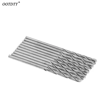 

OOTDTY 1.3mm 10 PCS Multifunction Tiny Micro HSS Straight Shank Twist Drilling Bits