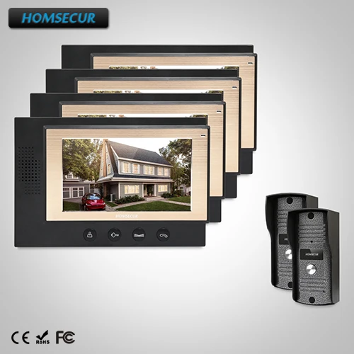 

HOMSECUR 7" Video Door Entry Phone Call System+Outdoor Monitoring for House/Flat (TC031+TM701-B)