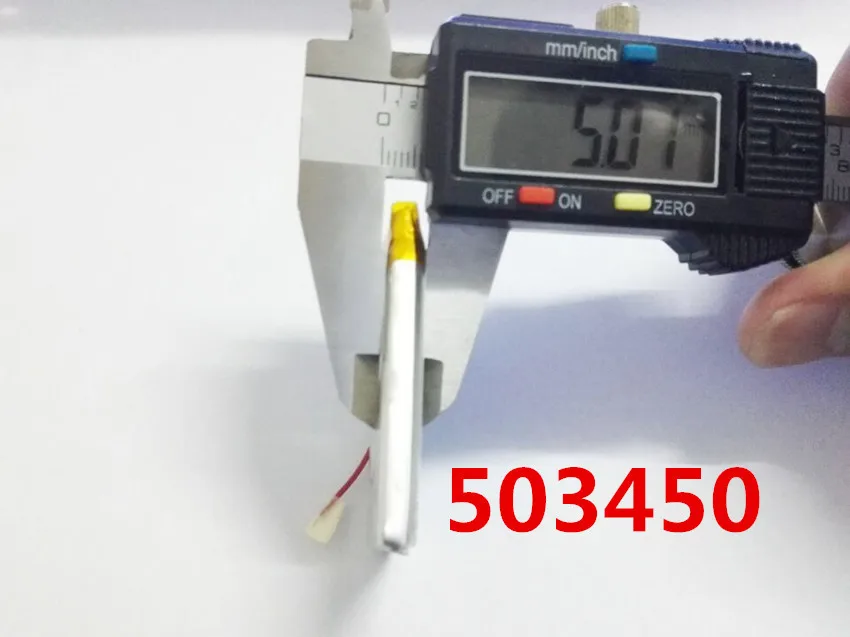 

Free shipping new GPS 503450 1200mah lithium-ion polymer battery 3.7V MP3/4 navigation intelligent water meter lithium batteries