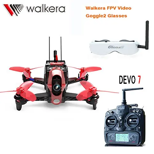 

F19845 Walkera Rodeo 110 110mm DEVO 7 TX RC Racing Drone Quadcopter RTF With 5.8G FPV Head Tracker Goggle2/Charger/600TVL Camera