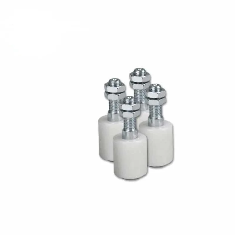 

4 pcs white galvanized autimotion gate accessories cantilever gate roller sets Cantilever Sliding Gate Set without track