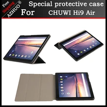 Original PU Leather Case For Chuwi HI9 AIR 10.1inch tablet, Protective stand cover For chuwi hi9 air Tempered glass film