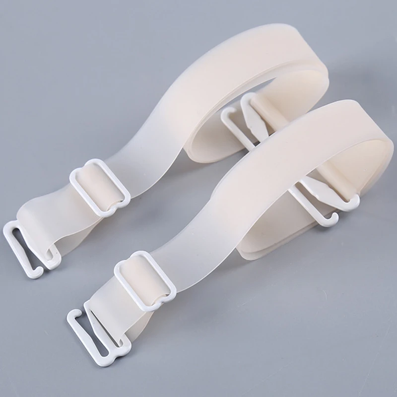 

Women 1.8cm Wide Adjustable Clear Bra Straps Non Slip Transparent Bra Strap Backless Bra Shoulder Strap Accessories