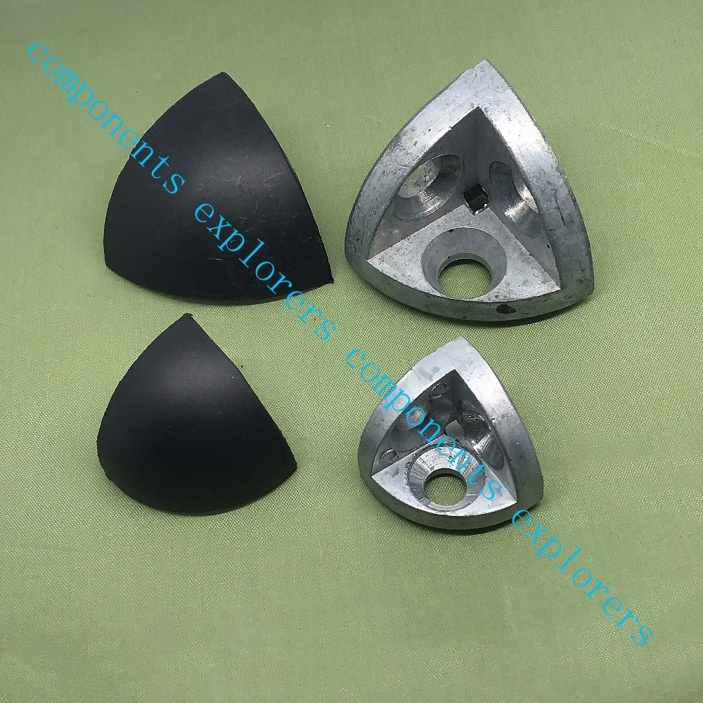 

2020 Three Dimensionals Connectors for 2020 Arc Aluminum Extrusion Profile,Screws and Lids included