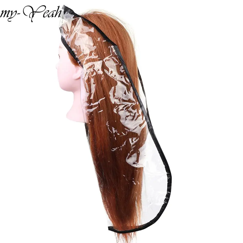 

Transparent Waterproof Hair Dyeing Funnel Shampoo Tinting Coloring Protection Cap Pro Salon Hairdressing Styling Tool