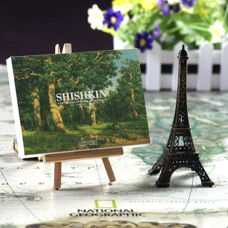 

New Hot 30sheets/set Shishkin Painting Postcard Shishkin Postcards/Greeting Card/wish Card/Fashion Gift
