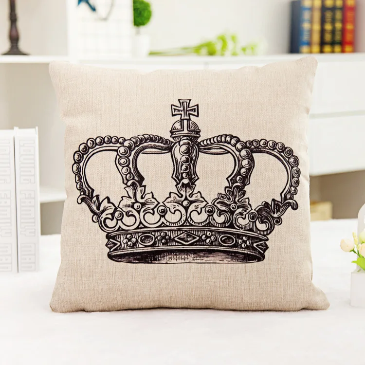 

Cojines setpattern cushion Custom Cotton Linen Decorative Throw Pillows European Sofa Chair Cushions Home Decor 45x45cm coussin