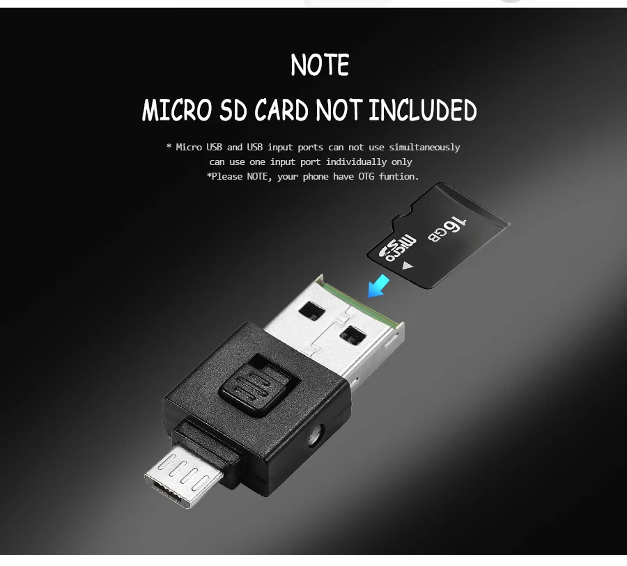 Type-c usb 2.0 otg phone type c memory card reader adapter for TF micro SD pc computer laptop accessories high quality