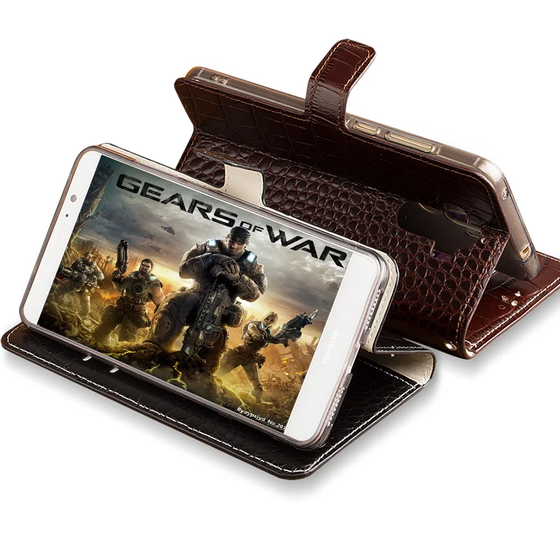 Flash Deals mXW4S Genuine Leather Flip Phone Case For Xiaomi Mi 5 6 A1 A2 Max 2 3 Mix2s case Crocodile Texture Cover For Redmi Note 4 4X 4A 5 Plus