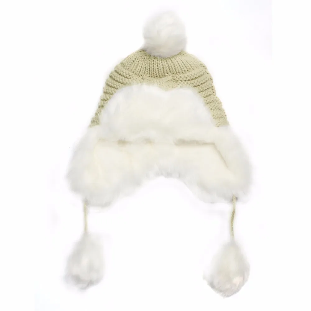 Woman Beanie Knitting Hat 2016 Happy Christmas Hats Bonnet Ladies Pompom Fur Snow Warm Skullies New Women\'s Winter Accessories (10)