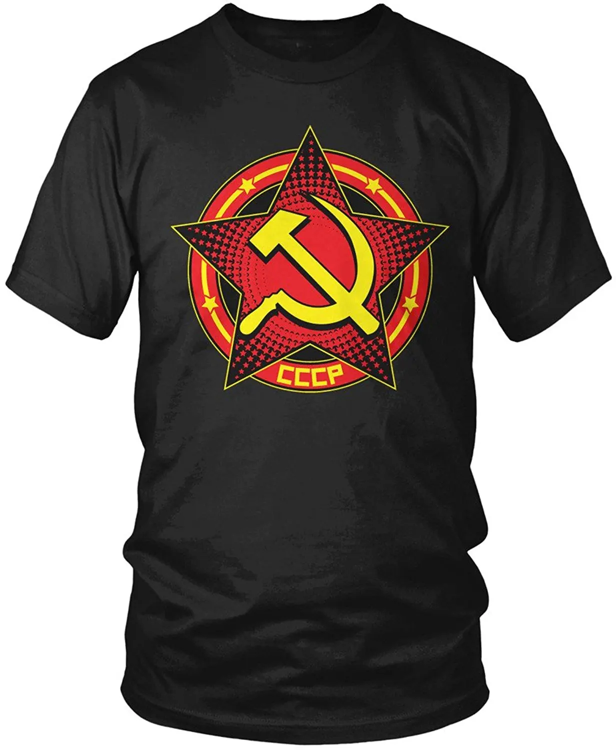 Новое поступление 2017 забавная летняя новая модная мужская футболка CCCP с коротким