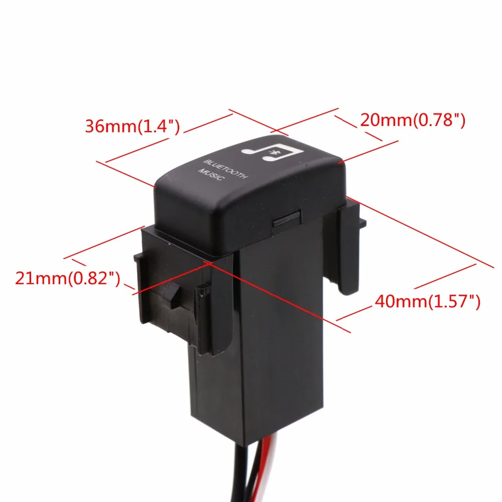  Car Bluetooth Music Adapter Module Panel Installation AUX Output Use for NISSANqashqaitiidax-trails