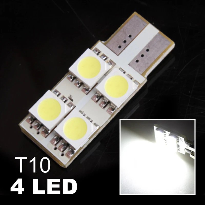 

New T10 W5W SMD 5050 4LED Car Interior Panel LED Wedge Dome Light Lamp Bulb ME3L