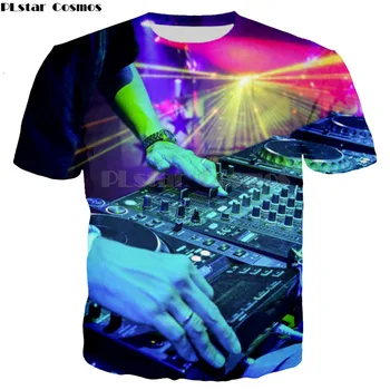 Fashion New Cool DJ picture T-shirt Men/Women 3d T shirt Print DJ Short Sleeve Summer Tops Tees T shirt unisex XS-7XL dj amira dj сергей обломов dj skydreamer cool project mary mercury abf sensation club vol 2 summer days mp3