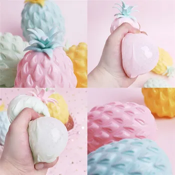 

Creative Decompression Toys Novelty Toys tricky Vent Toy Cute Pineapple Antistress Christmas Girt Kawaii Squishies Toy Wholesale