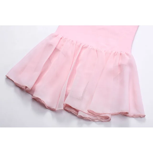 Bello Vestido de Ballet Rosa niños leotardo y tutú - Imagen 5