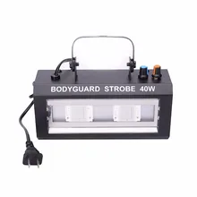 Metal auto Music sound activated 40W 2led strobe led stage lights DMX512 strobe stage flash lighting bodyguard stage KTV lights