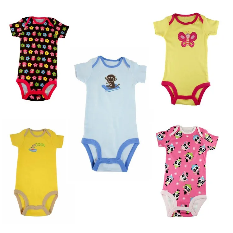 Распродажа; Детский комбинезон с короткими рукавами; одежда для малышей; 5 шт.; ; реальные фотографии