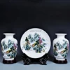 Jingdezhen Ceramics Landscape Three-piece Set of Vases Modern Chinese Soft Decoration Crafts Living Room Arrangements 6