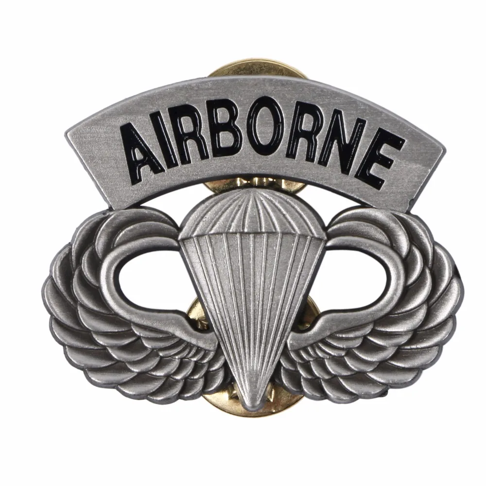 

US ARMY AIRBORNE PARATROOPER PARACHUTIST WINGS PIN BADGE