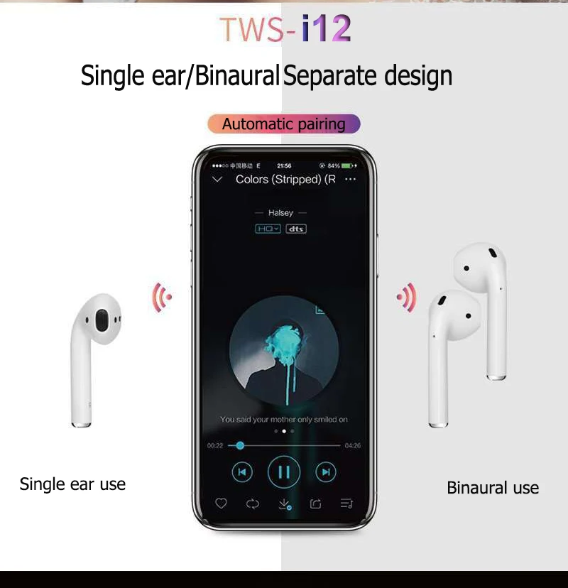 2019 New Touch control i12 TWS Mini 11 Air pods Wireless Bluetooth 5.0 earphones headset pk i10 i11 tws for Smart Phone xiaomi  (12)