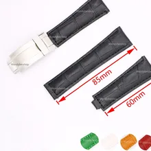 CARLYWET 20 мм из натуральной телячьей кожи винтажные Роскошные наручные часы ремешок ремень с застежкой для DAYTONA SUBMARINER OYSTER GMT