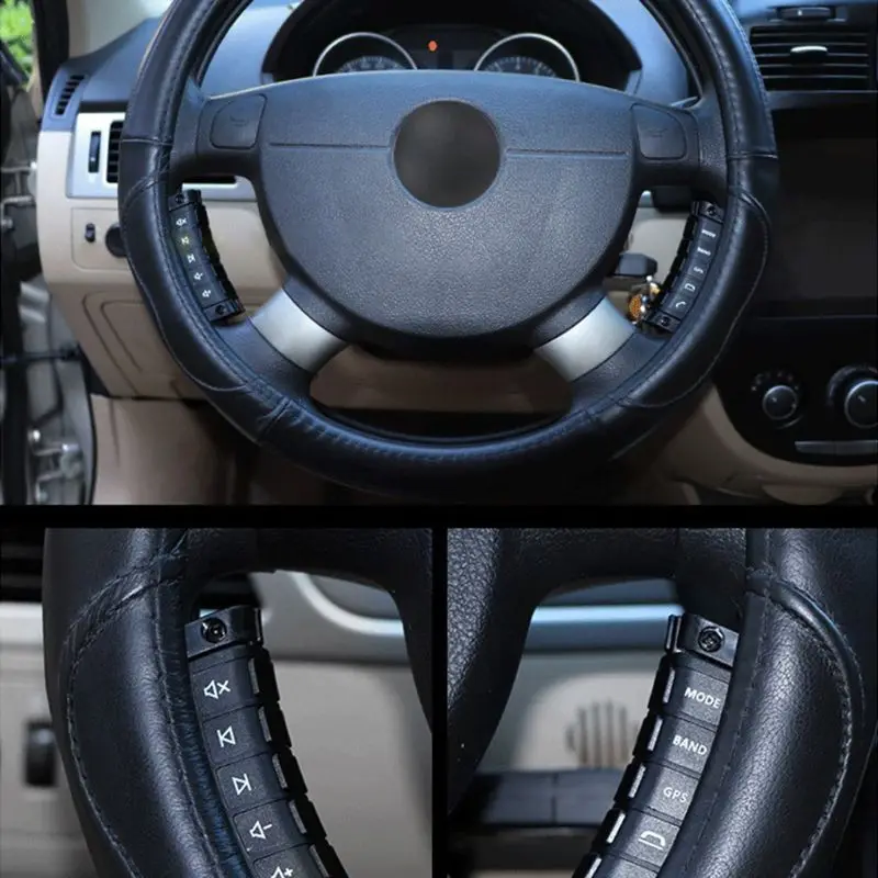 1 комплект Универсальный многофункциональный беспроводной Автомобильный контроллер рулевого колеса DVD Навигационные кнопки контроллер аксессуары