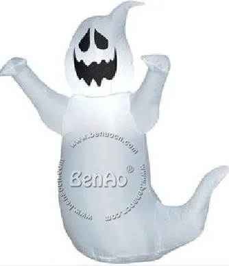 h021 25m free shipping inflatable halloween ghost with lights outdoor halloween decorationinflatable halloween