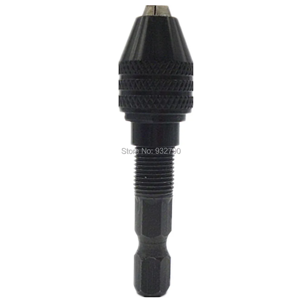 1/4" Inch Keyless Drill Bit Chuck Quick Change Adapter Converter 6.3mm