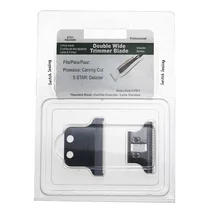 Профессиональный 2-отверстие двойной широкий триммер лезвие(38 мм) 8101, для wahl 5 звезд широкий detailer-без логотипа-без масла и винты