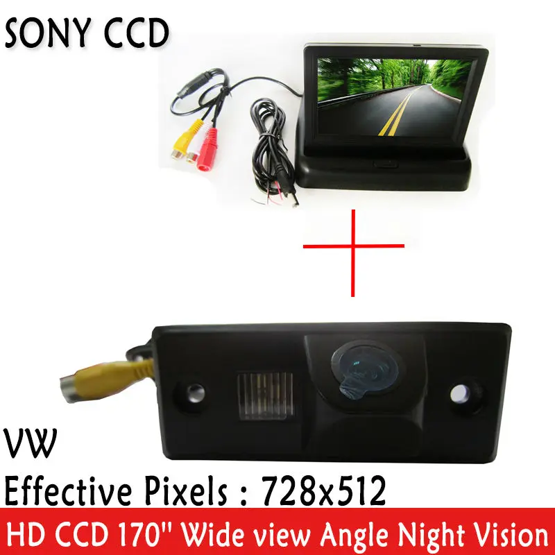 HD видео Авто парковочный монитор LED Реверсивный SONY CCD Автомобильная камера