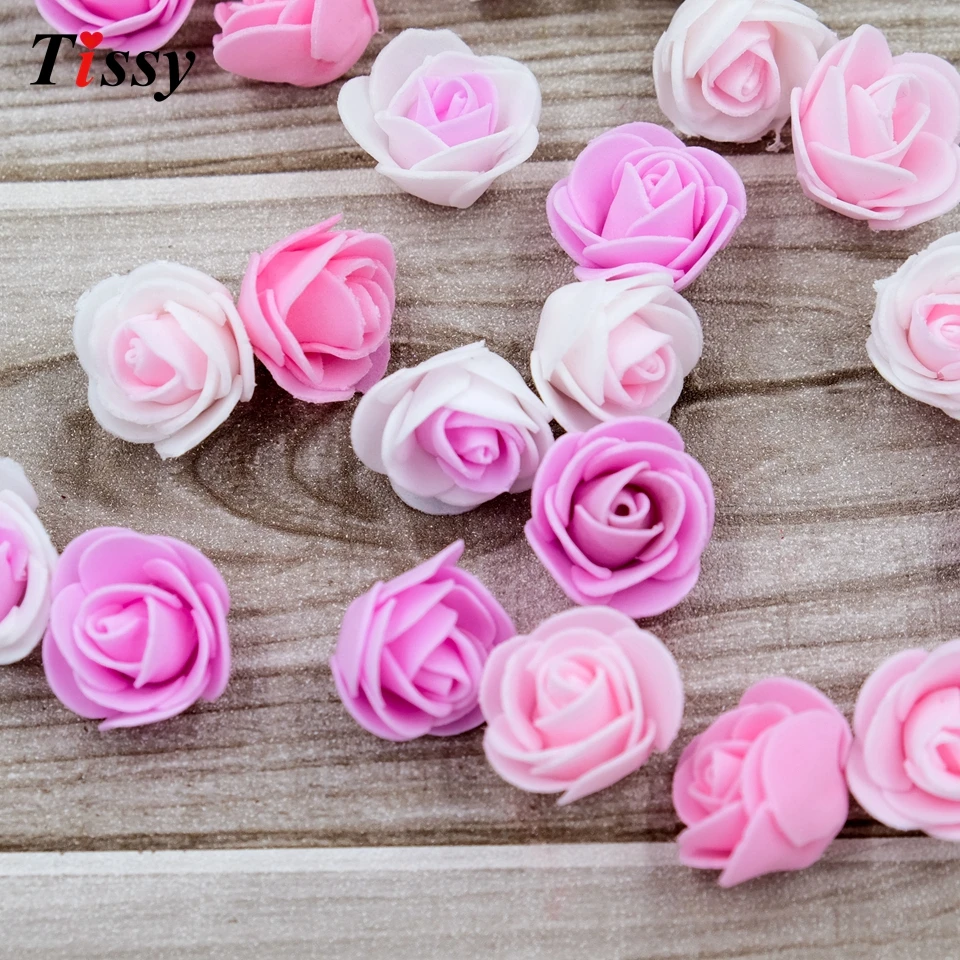 Экологически красивый 50 шт./пакет пенополиэтилен розы головок eva розы ручной работы DIY цветок для свадебного украшения дома