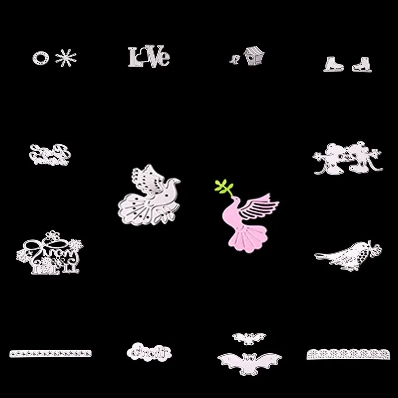 

ZOTOONE 2018 New Metal Cutting Dies Scrapbooking Craft Frame DIY Card Making Box Flower Tree Paper Tag Embossing Stamps and Dies