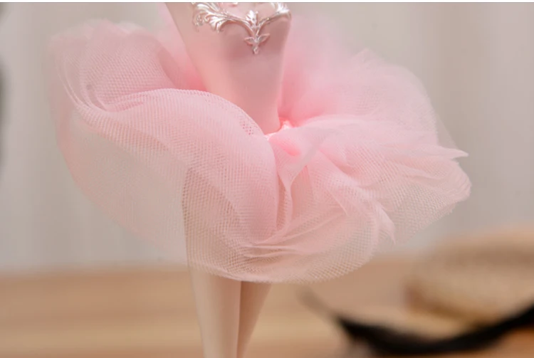 Танцор балет девушка Ангел миниатюрные украшения домашний стол торт Декор для книжной полки танцор оправа Женская подарки фигурки изделия из смолы