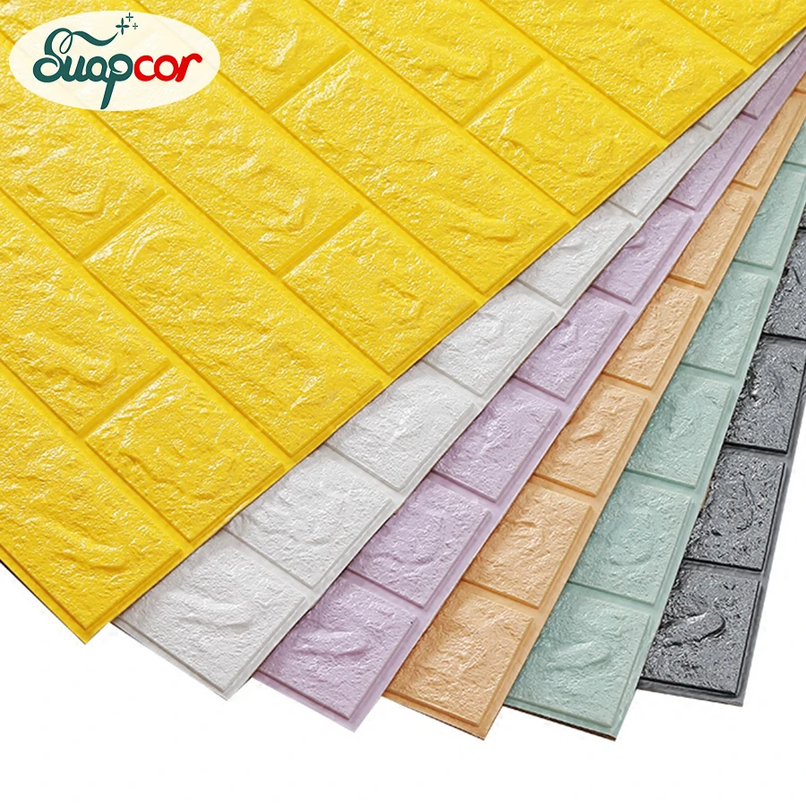 Self Adhesive 3D Wall Sticker Kids Room Waterproof Background Brick Pattern Wallpaper Mural Living Room Bedroom DIY Foam Sticker Self Adhesive 3D Wall Sticker Kids Room Waterproof Background Brick Pattern Wallpaper Mural Living Room Bedroom DIY Foam Sticker