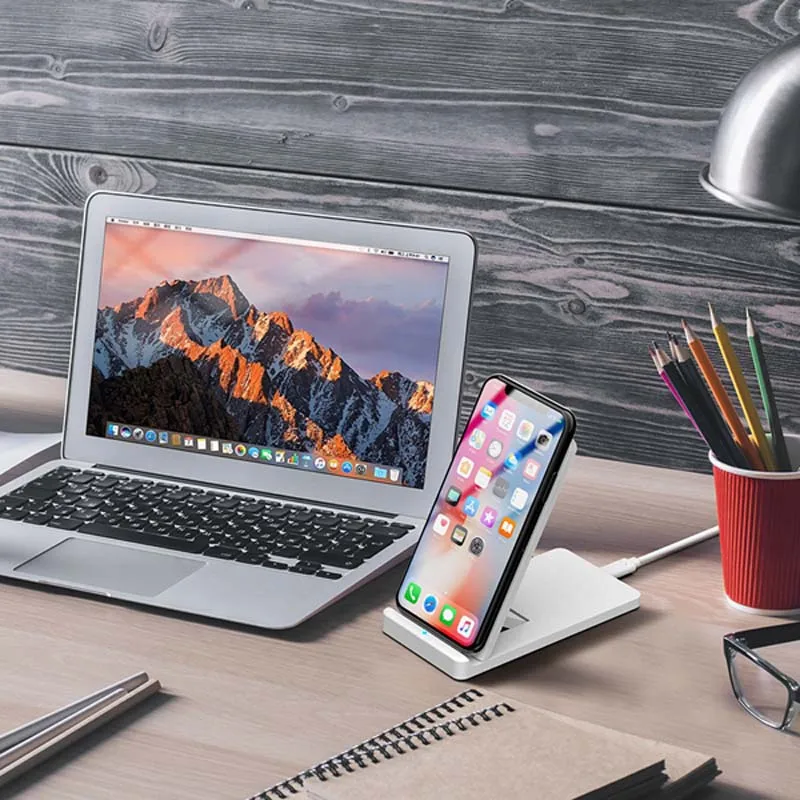 BlitzWolf Qi беспроводное зарядное устройство10Вт для iPhone X 8 Galaxy S9 S8 S7 S6 Edge Note