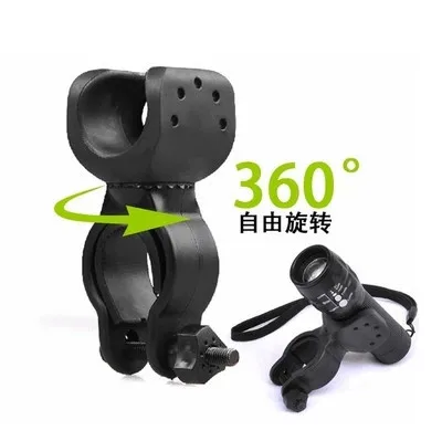 

2015 Adjustable Belt 360 Degree Rotatable bicycle clamp Flashlight LED Torch Light Holder Mount Bike Cycling Grip