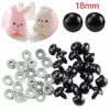 HBB 20pcs/Set 6-20mm Lovely Black Plastic Safety Eyes For Teddy Bear/Dolls/Toy Animal/Felting ► Photo 3/6