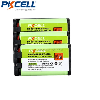 

3 Pack 3.6V Model Battery Replaces for Uniden BBTY0545001 BT-0003 BT0003 PK-0045 Uniden CTX440 8865 NIMH Rechargeable Cordless