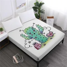 Green Cactus Bed Sheet Cartoon Fitted Sheet Twin Full King Queen Bedding Deep Pocket Sheet Kids Bedroom Decor Bedclothes D45 Green Cactus Bed Sheet Cartoon Fitted Sheet Twin Full King Queen Bedding Deep Pocket Sheet Kids Bedroom Decor Bedclothes D45
